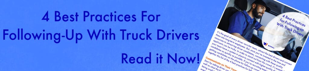 Following Up With Truck Drivers Ad
