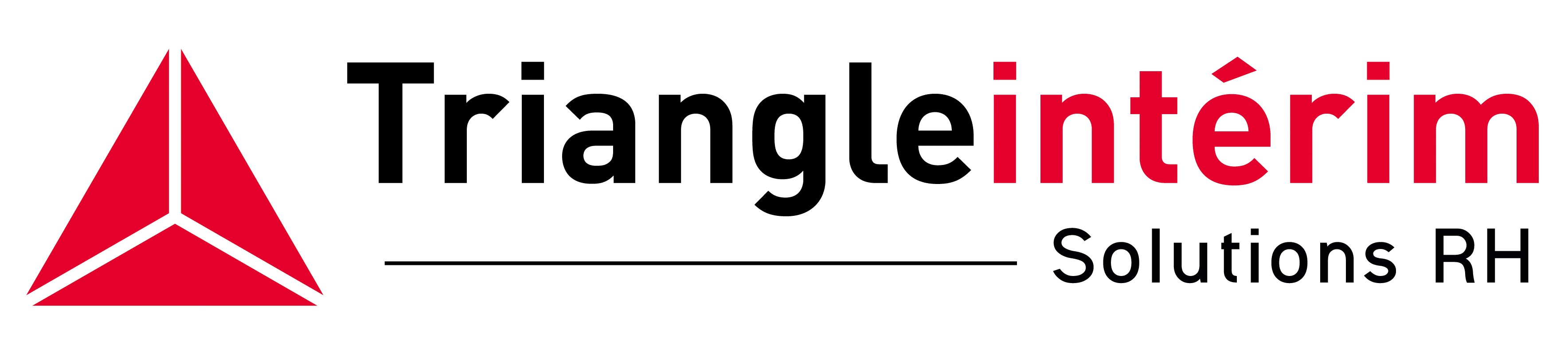 logo triangle intérim